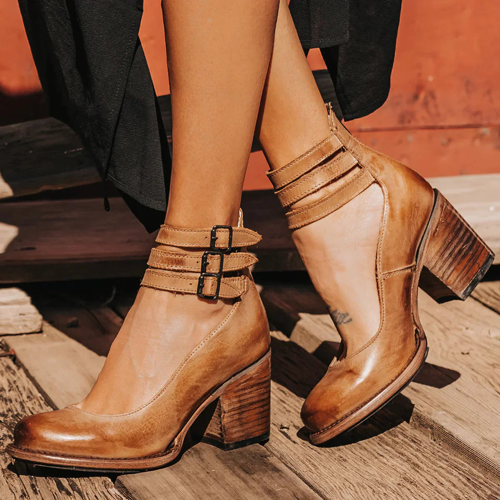 Elena | Elegant Heeled Ankle Boots for All Day Comfort and Style