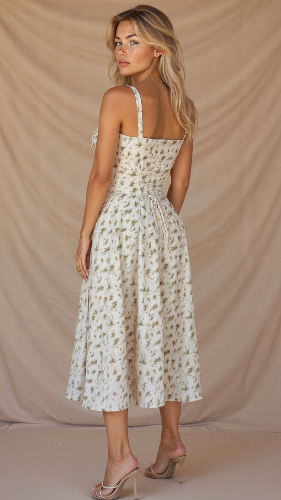Kiana | Korset midi-jurk