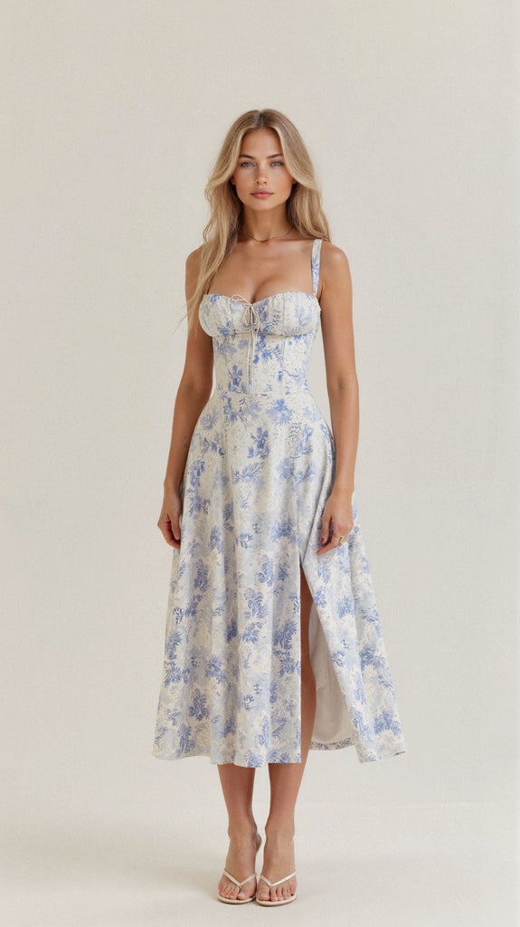 Kiana | Korset midi-jurk
