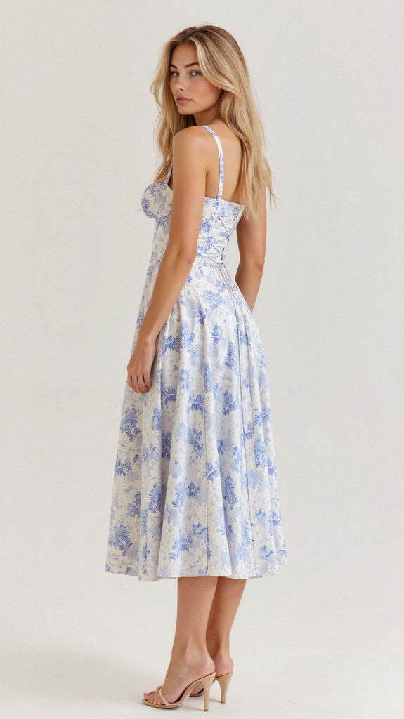 Kiana | Korset midi-jurk